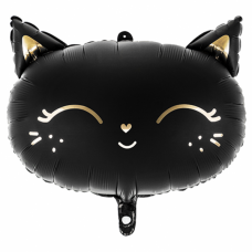 Folieballon Zwarte Kat  (zonder helium)
